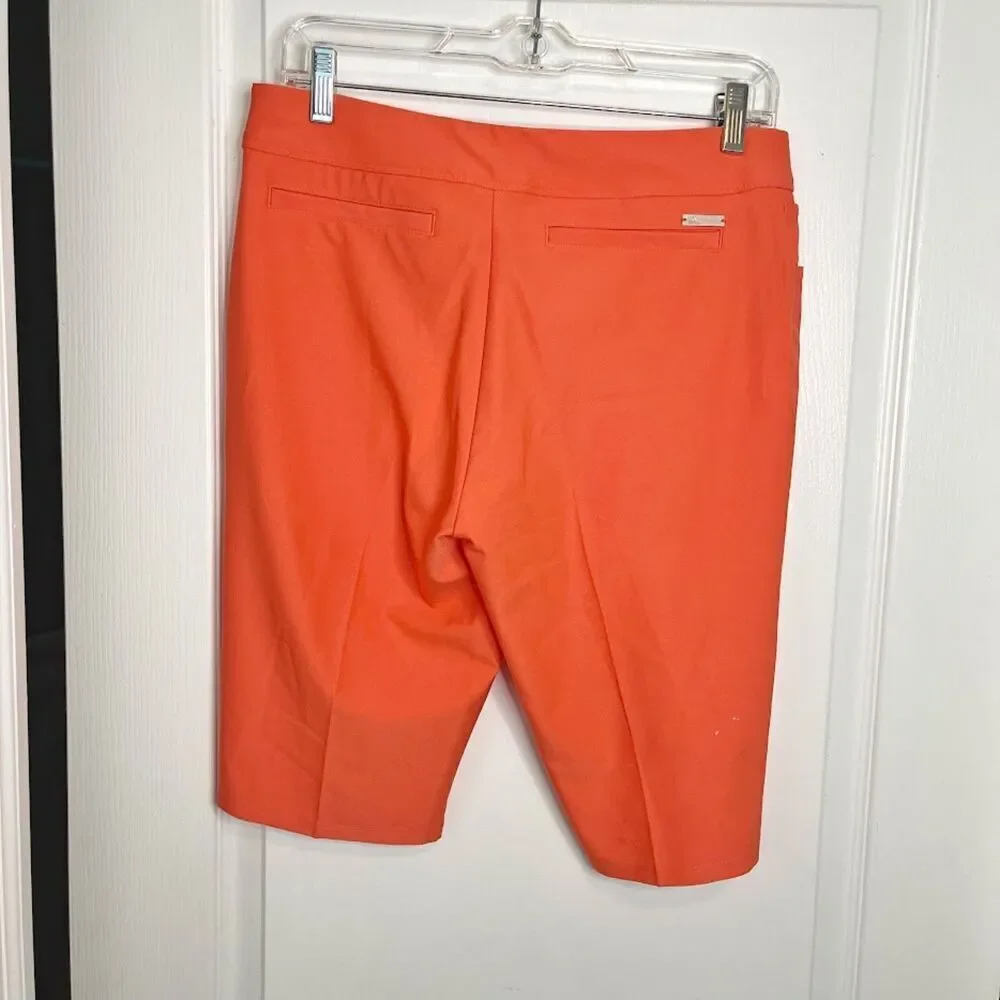 Adidas Pull On Pocket Bermuda Dress Stretch Climacool Sport Walking Shorts